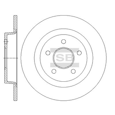 Hi-Q féktárcsa - SD5309 - TothCarparts