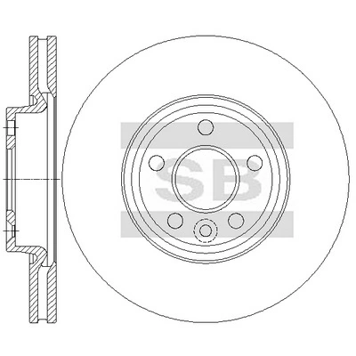 Hi-Q féktárcsa - SD5315 - TothCarparts