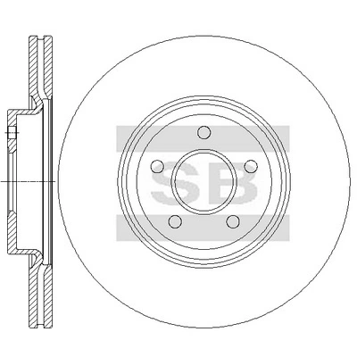Hi-Q féktárcsa - SD5329 - TothCarparts