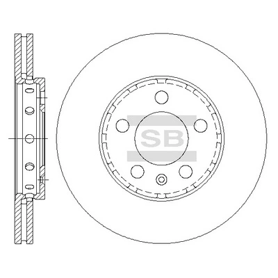 Hi-Q féktárcsa - SD5401 - TothCarparts