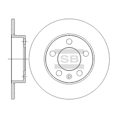 Hi-Q féktárcsa - SD5402 - TothCarparts