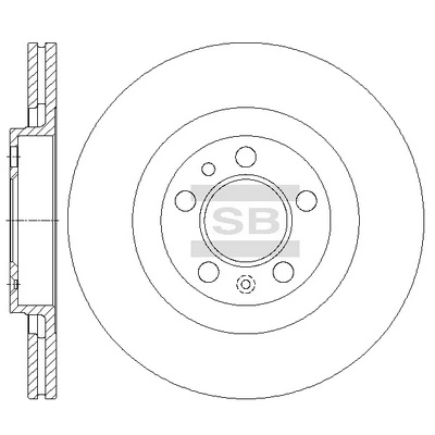 Hi-Q féktárcsa - SD5403 - TothCarparts