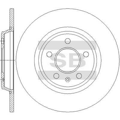 Hi-Q féktárcsa - SD5449 - TothCarparts