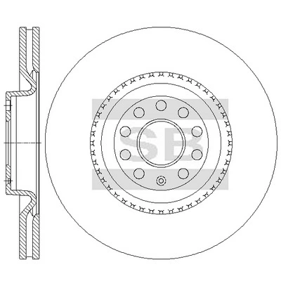 Hi-Q féktárcsa - SD5451 - TothCarparts