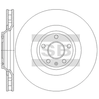 Hi-Q féktárcsa - SD5452 - TothCarparts