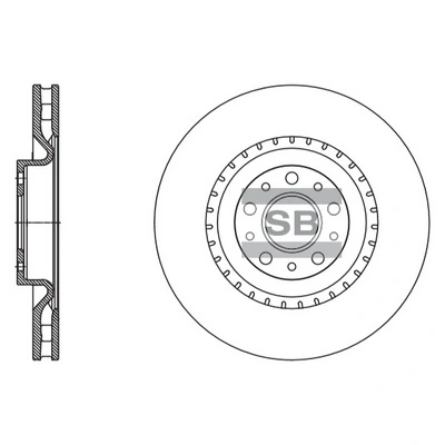 Hi-Q féktárcsa - SD5503 - TothCarparts