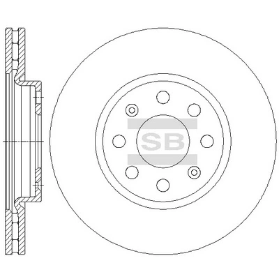 Hi-Q féktárcsa - SD5505 - TothCarparts