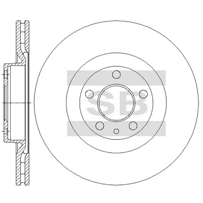 Hi-Q féktárcsa - SD5533 - TothCarparts