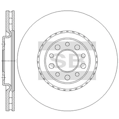 Hi-Q féktárcsa - SD5535 - TothCarparts