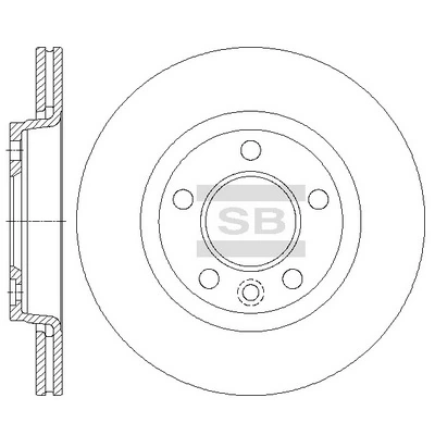 Hi-Q féktárcsa - SD5702 - TothCarparts