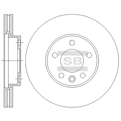 Hi-Q féktárcsa - SD5703 - TothCarparts