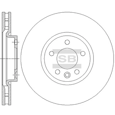 Hi-Q féktárcsa - SD5704 - TothCarparts