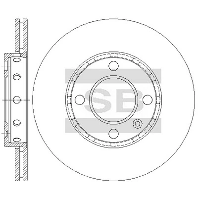 Hi-Q féktárcsa - SD5705 - TothCarparts