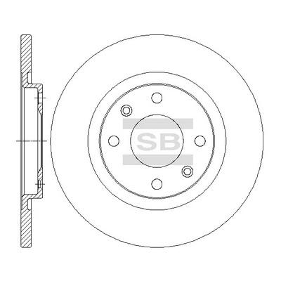 Hi-Q féktárcsa - SD6004 - TothCarparts