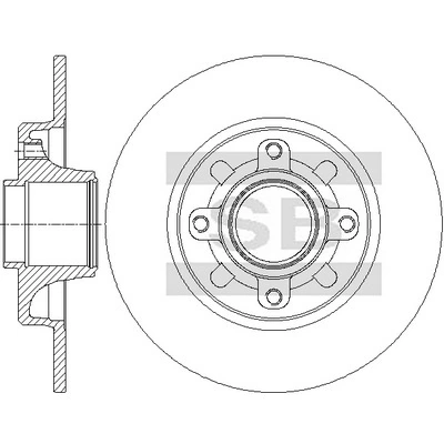 Hi-Q féktárcsa - SD6009 - TothCarparts