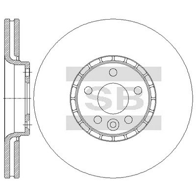 Hi-Q féktárcsa - SD6108 - TothCarparts