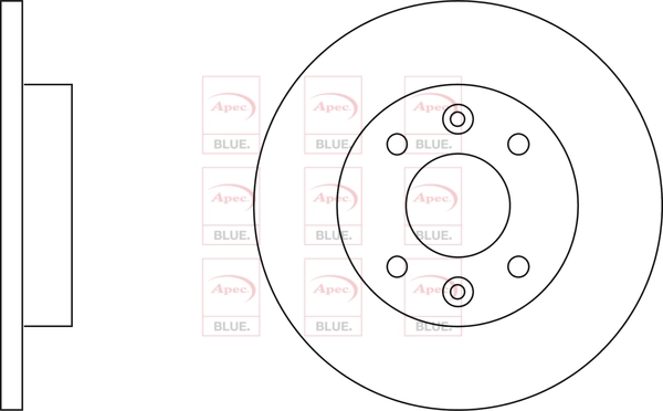 APEC féktárcsa - SDK6033 - TothCarparts