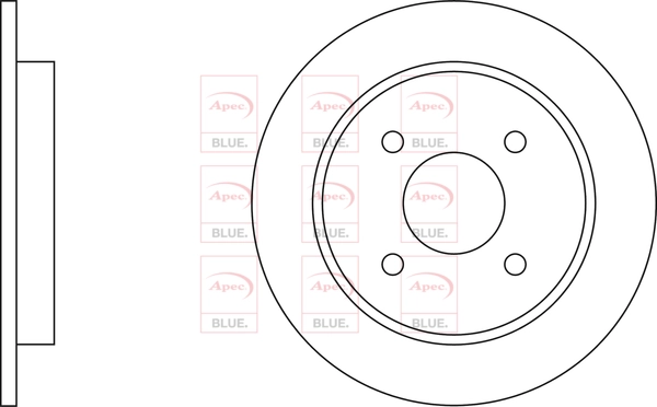 APEC féktárcsa - SDK6086 - TothCarparts