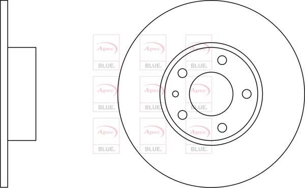 APEC féktárcsa - SDK6199 - TothCarparts