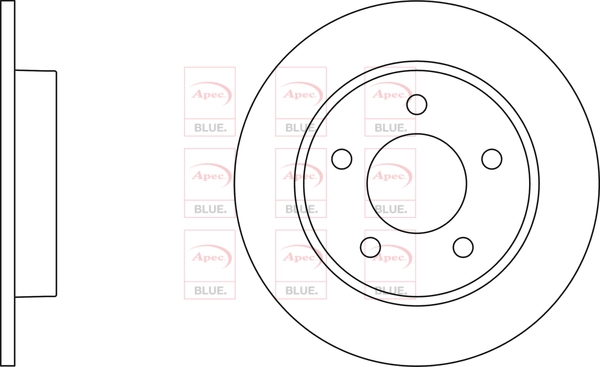 APEC féktárcsa - SDK6229 - TothCarparts