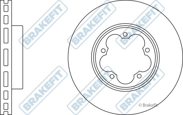APEC féktárcsa - SDK6307 - TothCarparts