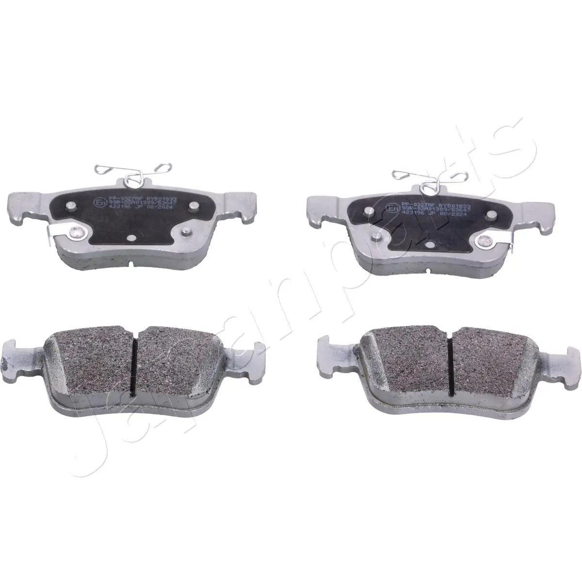JAPANPARTS fékbetétkészlet, tárcsafék - PP-0327AF - TothCarparts