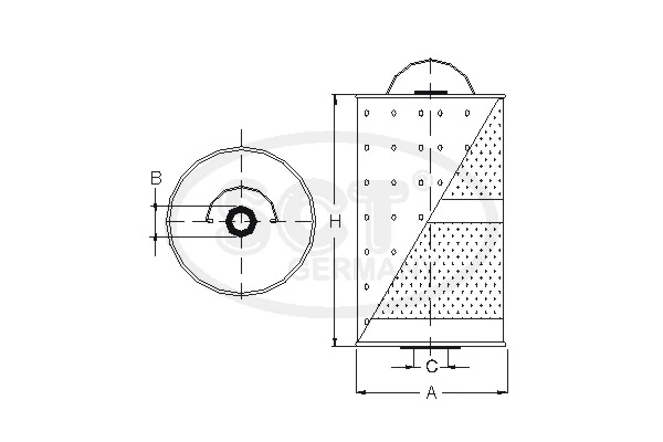 SCT - MANNOL olajszűrő - SF 503 - TothCarparts