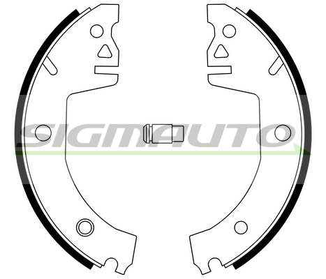 SIGMAUTO fékpofakészlet - SFA472 - TothCarparts
