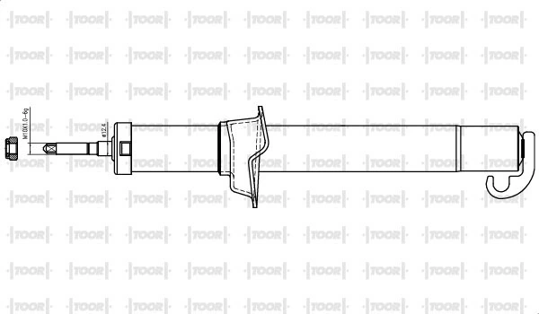 TOOR lengéscsillapító - SG10360 - TothCarparts
