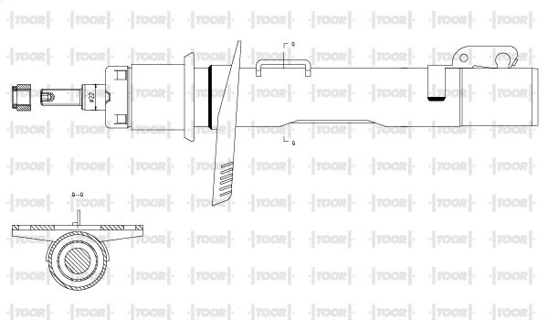 TOOR lengéscsillapító - SG10450 - TothCarparts
