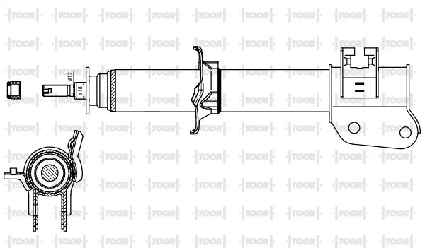 TOOR lengéscsillapító - SG10660 - TothCarparts