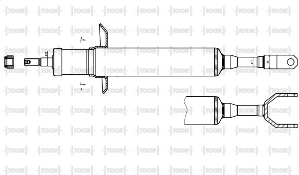 TOOR lengéscsillapító - SG10860 - TothCarparts