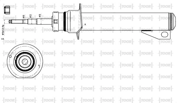 TOOR lengéscsillapító - SG11140 - TothCarparts