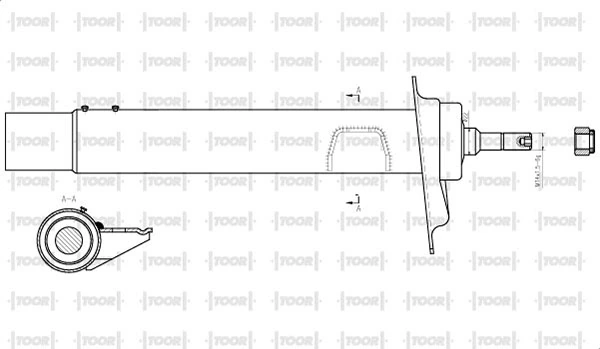TOOR lengéscsillapító - SG11351 - TothCarparts