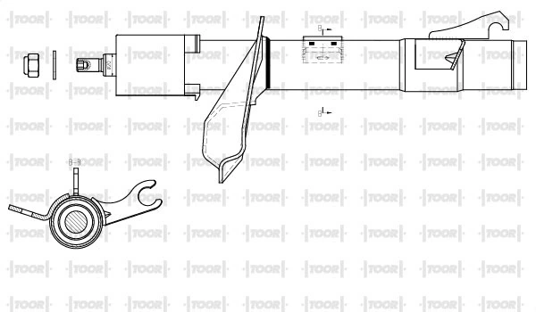 TOOR lengéscsillapító - SG11520 - TothCarparts