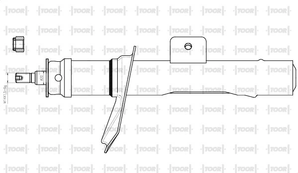 TOOR lengéscsillapító - SG11660 - TothCarparts