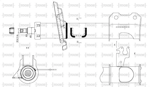 TOOR lengéscsillapító - SG11681 - TothCarparts