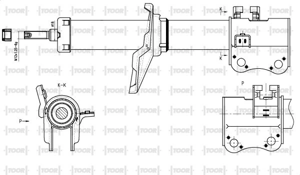 TOOR lengéscsillapító - SG11721 - TothCarparts