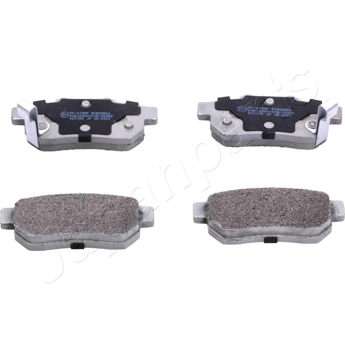 JAPANPARTS fékbetétkészlet, tárcsafék - PP-419AF - TothCarparts
