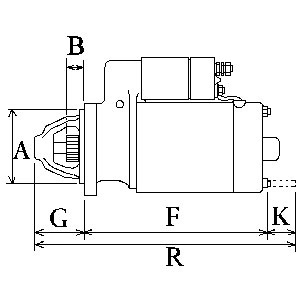 Carwood Group önindító - BREF032116634 - TothCarparts