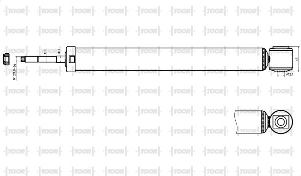 TOOR lengéscsillapító - SG50630 - TothCarparts