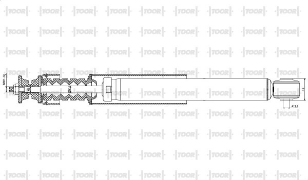 TOOR lengéscsillapító - SG50820 - TothCarparts