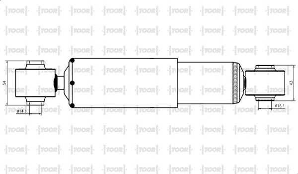 TOOR lengéscsillapító - SG52940 - TothCarparts