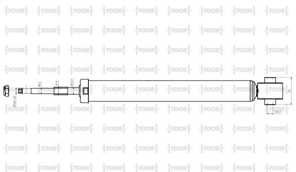TOOR lengéscsillapító - SG52960 - TothCarparts