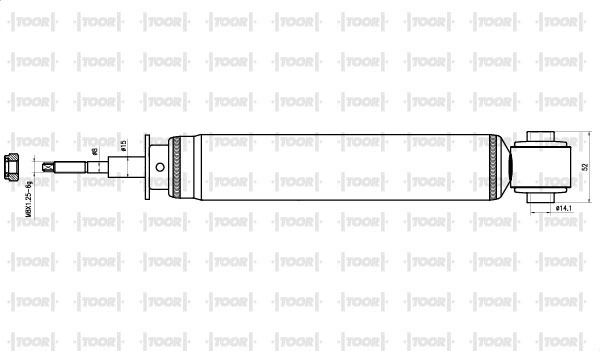 TOOR lengéscsillapító - SG53200 - TothCarparts