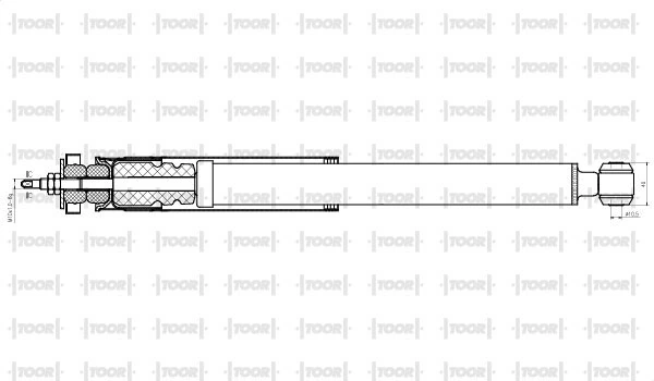 TOOR lengéscsillapító - SG53430 - TothCarparts