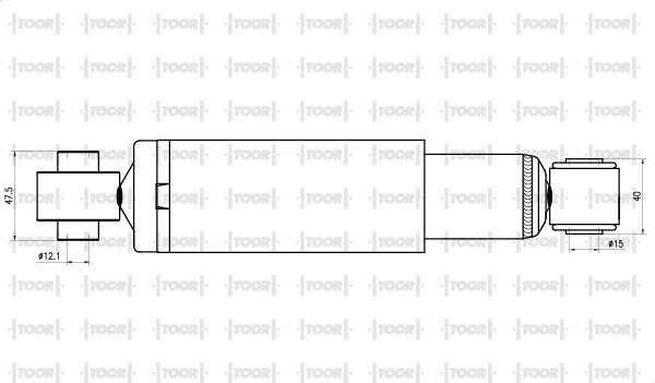 TOOR lengéscsillapító - SG53670 - TothCarparts