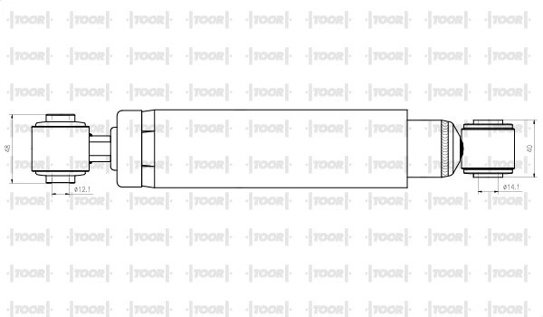 TOOR lengéscsillapító - SG53700 - TothCarparts