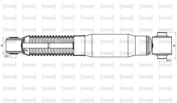TOOR lengéscsillapító - SG53750 - TothCarparts