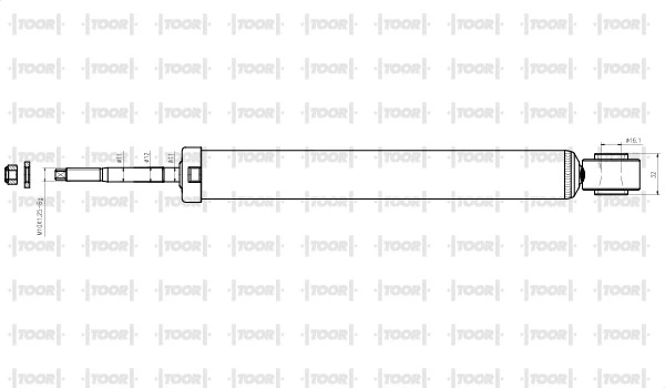 TOOR lengéscsillapító - SG53980 - TothCarparts